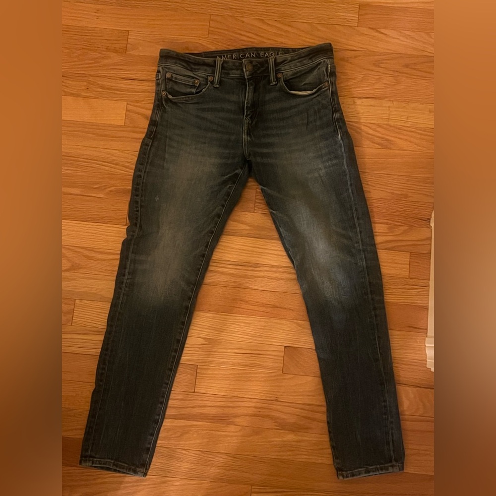American Eagle Outfitters Dark Blue Airflex Jeans 30W/30L